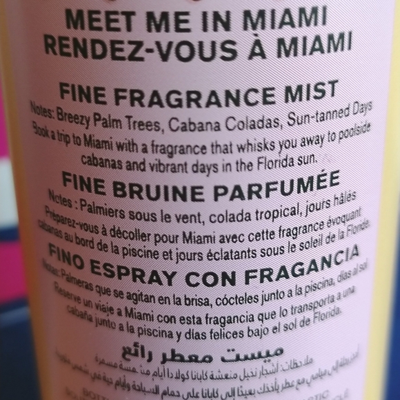 3/$30❤️‍🔥Brand New Bath & Body Works Meet Me In Miami Fine Fragrance Mist - Picture 3 of 4